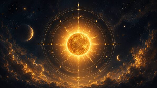Illustration zum myStarBook Artikel: Sonne im Horoskop: Identität, Lebenskraft und innerer Kern