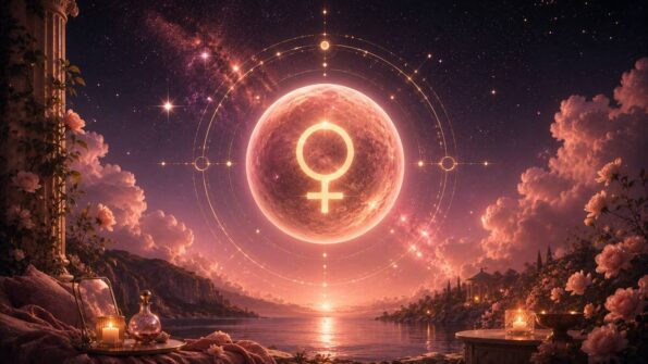 Illustration zum myStarBook Artikel: Venus im Horoskop: Liebe, Werte und Selbstwert