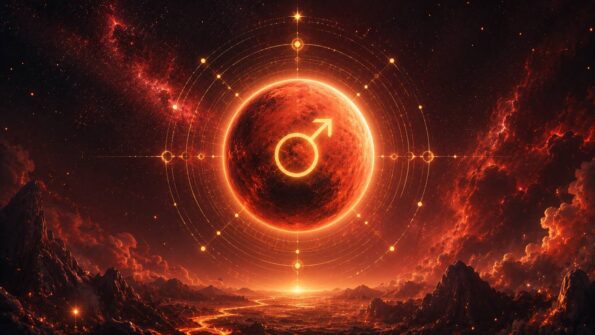 Illustration zum myStarBook Artikel: Mars im Horoskop: Wille, Mut und Durchsetzungskraft