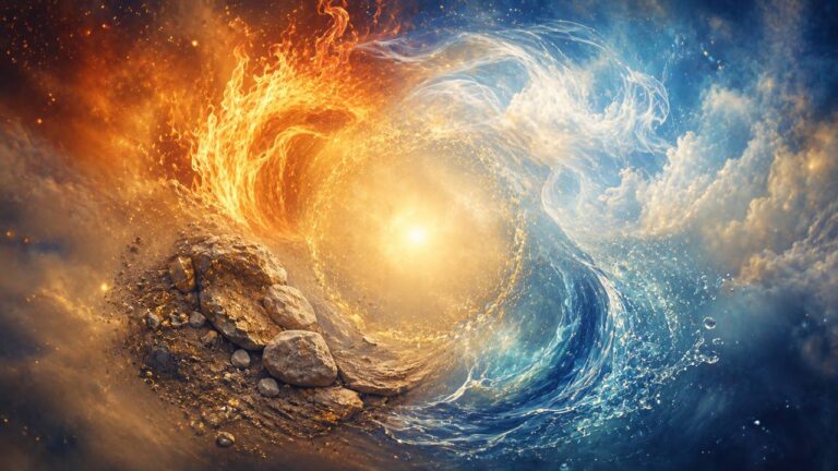 Elemente in der Astrologie: Feuer, Erde, Luft und Wasser