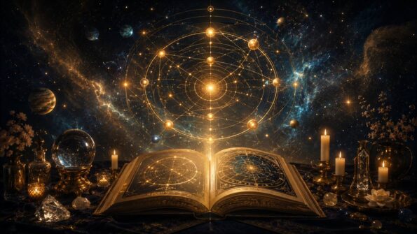 Illustration zum myStarBook Artikel: Geburtshoroskop lesen lernen: Die wichtigsten Ebenen verstehen