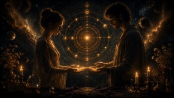 Illustration zum myStarBook Artikel: Nähe und Distanz im Horoskop: Wie Beziehungsmuster sichtbar werden