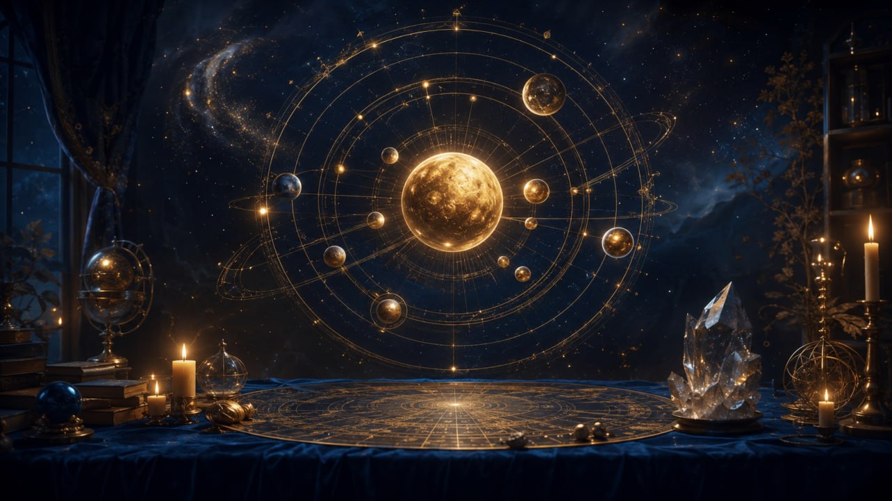 Illustration zum myStarBook Artikel: Dominante Planeten im Geburtshoroskop: Wie du prägende Kräfte erkennst