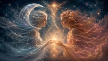 myStarBook Titelbild zum neuesten Astro-Wissen-Beitrag: Mond & Venus im 7. Haus: Wie wir Liebe spüren und Partnerschaft gestalten